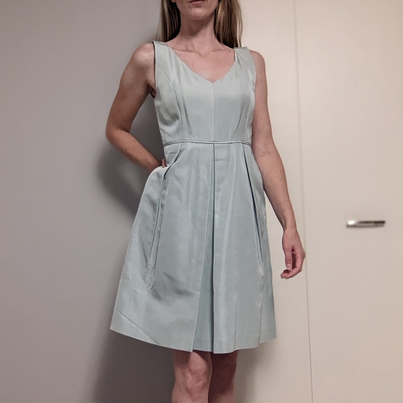 J.Crew Kami Faille Dress in Seaspray - Picture 2 of 14